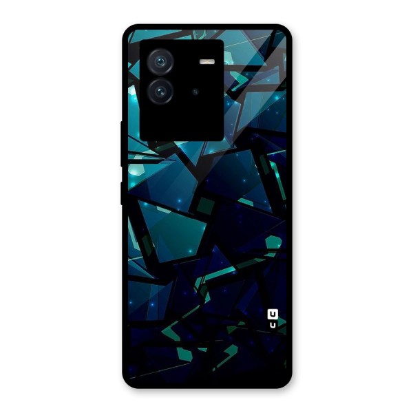 Abstract Glass Design Glass Back Case for Vivo iQOO Neo 6 5G