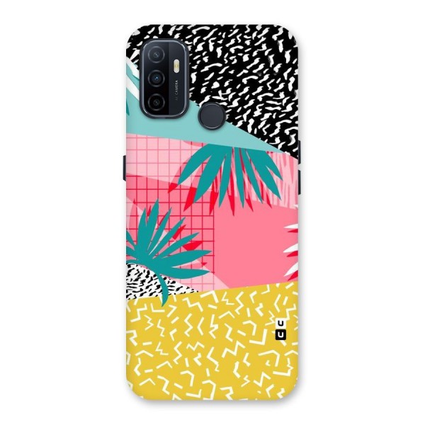 Abstract Grass Hues Back Case for Oppo A53