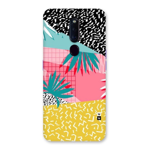 Abstract Grass Hues Back Case for Oppo F11 Pro