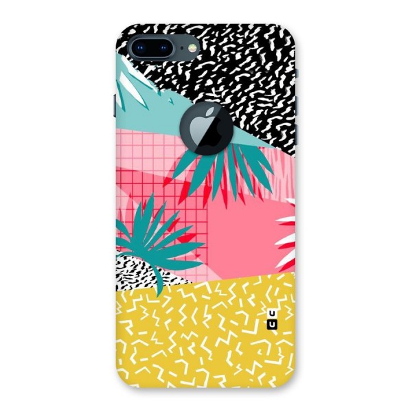 Abstract Grass Hues Back Case for iPhone 7 Plus Logo Cut