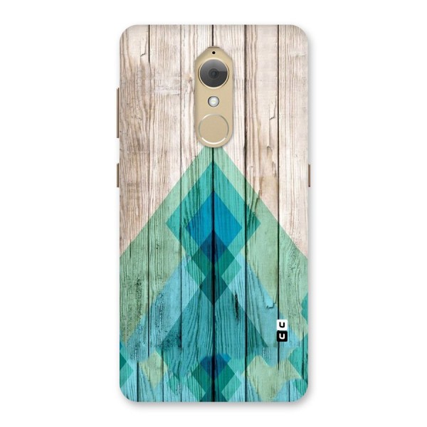 Abstract Green And Wood Back Case for Lenovo K8