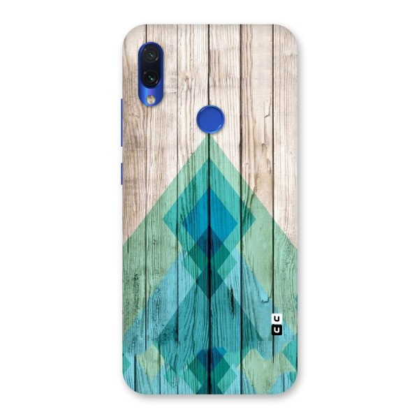 Abstract Green And Wood Back Case for Redmi Note 7