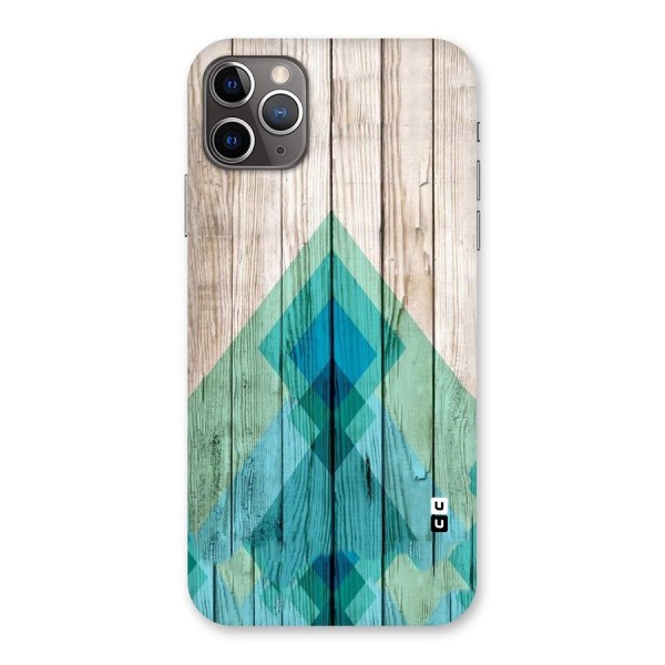 Abstract Green And Wood Back Case for iPhone 11 Pro Max