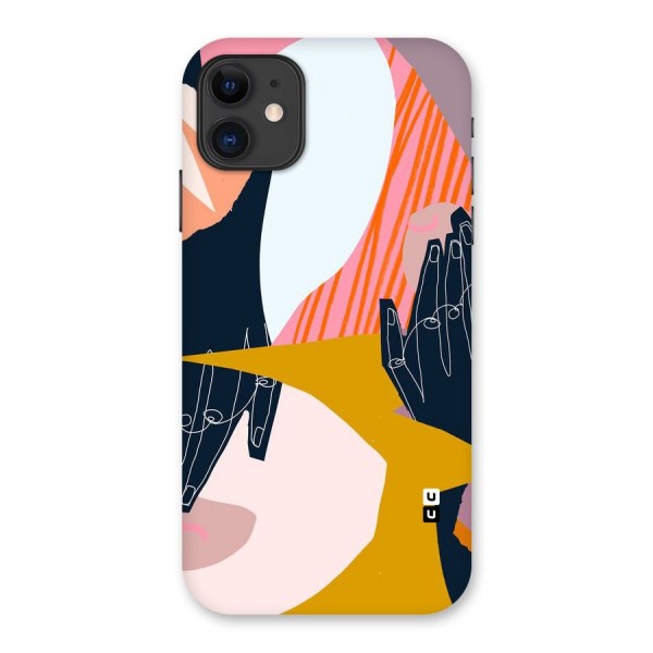 Abstract Hands Back Case for iPhone 11