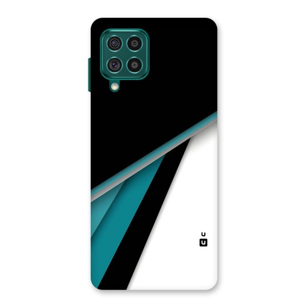 Abstract Lines Of Blue Back Case for Galaxy F62