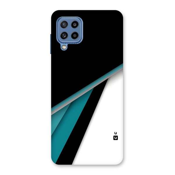 Abstract Lines Of Blue Back Case for Galaxy M32