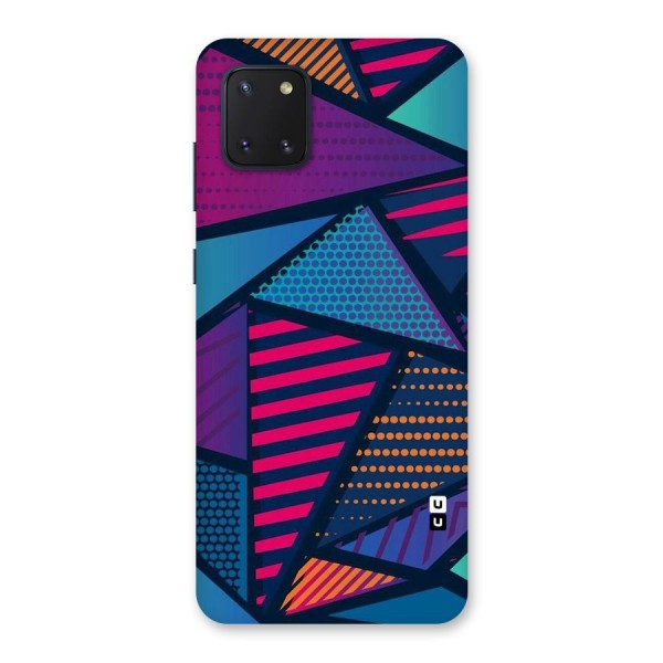 Abstract Lines Polka Back Case for Galaxy Note 10 Lite