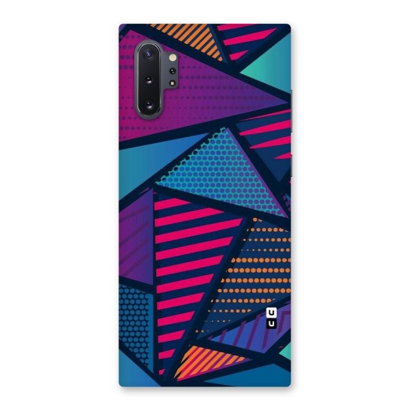 Abstract Lines Polka Back Case for Galaxy Note 10 Plus