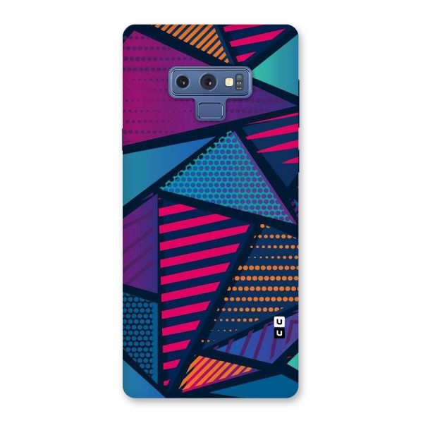 Abstract Lines Polka Back Case for Galaxy Note 9