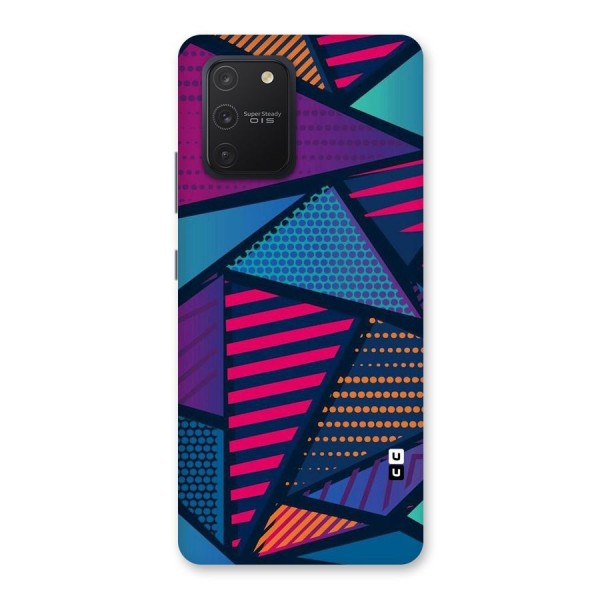 Abstract Lines Polka Back Case for Galaxy S10 Lite