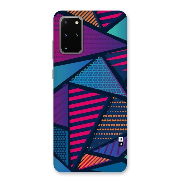 Abstract Lines Polka Back Case for Galaxy S20 Plus