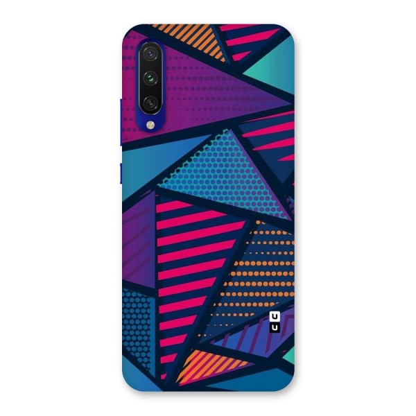 Abstract Lines Polka Back Case for Mi A3