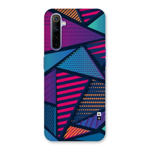 Abstract Lines Polka Back Case for Realme 6