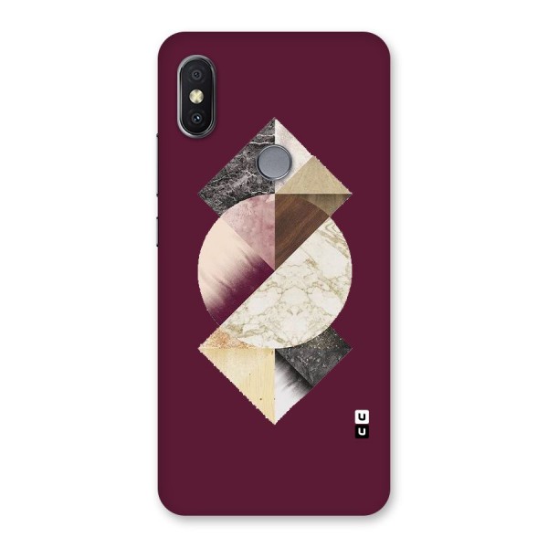 Abstract Marble Pattern Back Case for Redmi Y2