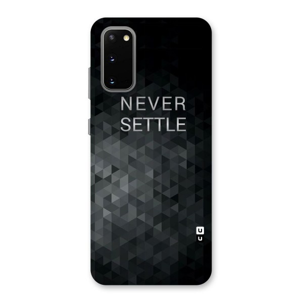 Abstract No Settle Back Case for Galaxy S20
