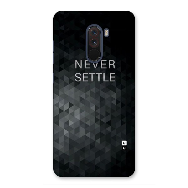 Abstract No Settle Back Case for Poco F1