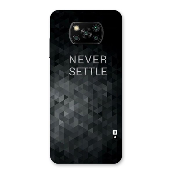 Abstract No Settle Back Case for Poco X3