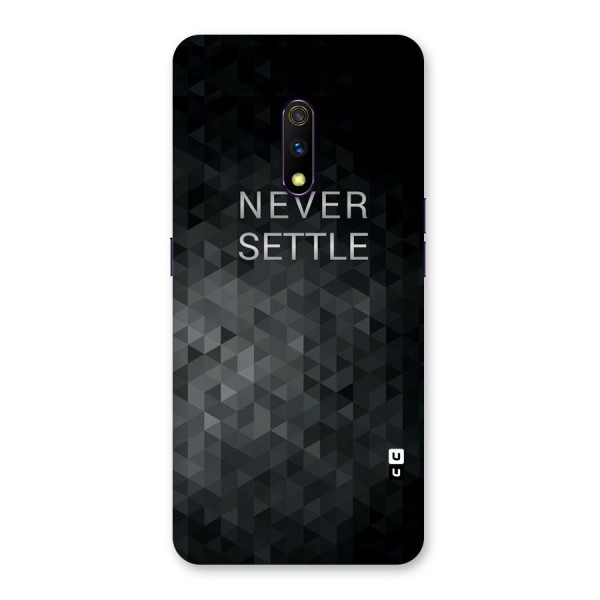Abstract No Settle Back Case for Realme X