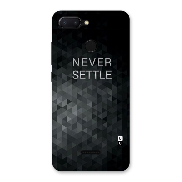 Abstract No Settle Back Case for Redmi 6