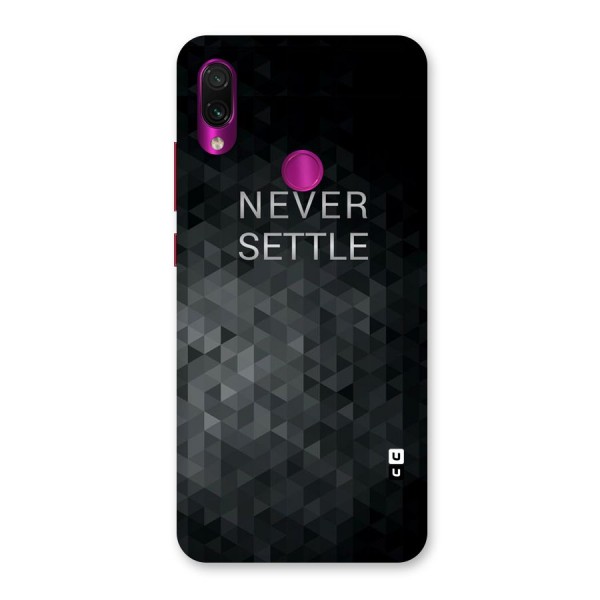 Abstract No Settle Back Case for Redmi Note 7 Pro