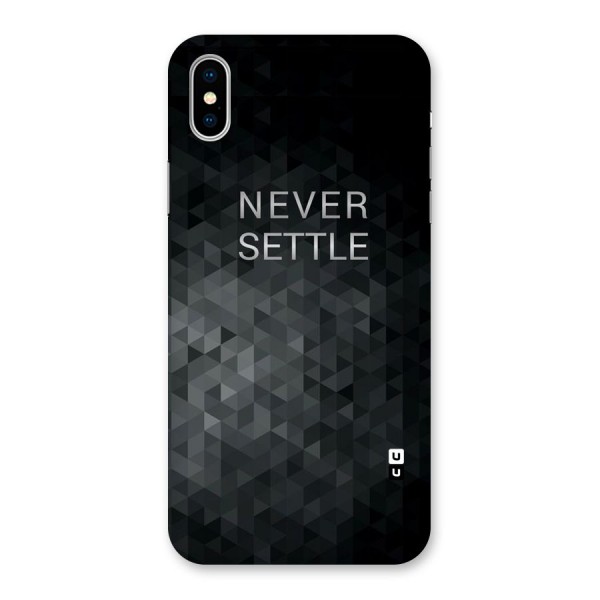 Abstract No Settle Back Case for iPhone XS