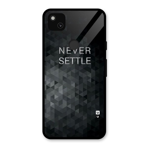 Abstract No Settle Glass Back Case for Google Pixel 4a
