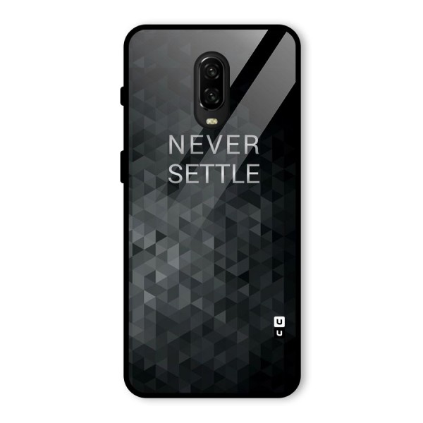 Abstract No Settle Glass Back Case for OnePlus 6T