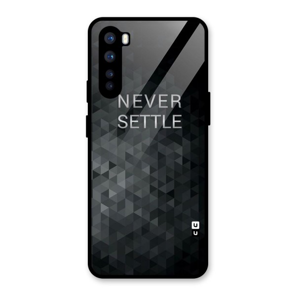 Abstract No Settle Glass Back Case for OnePlus Nord