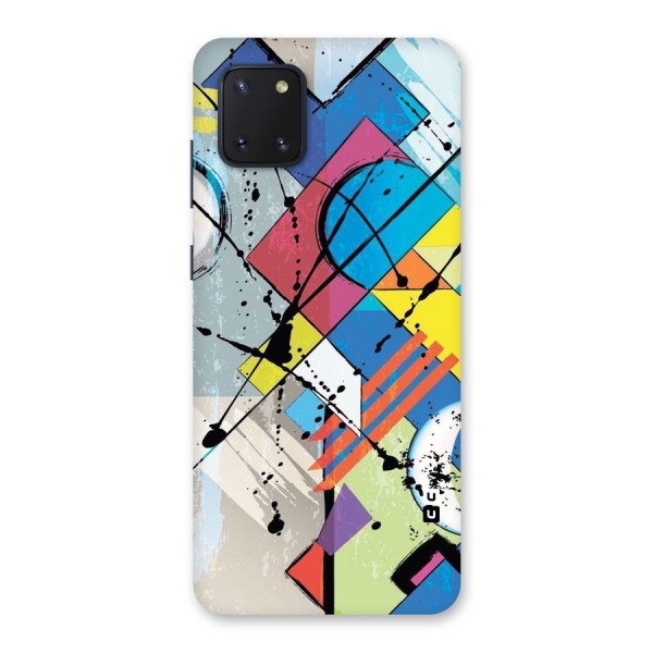 Abstract Paint Shape Back Case for Galaxy Note 10 Lite