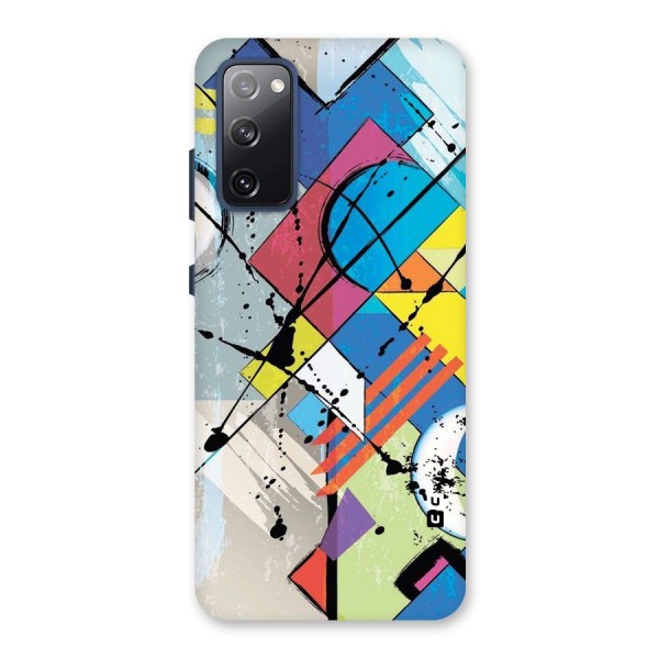 Abstract Paint Shape Back Case for Galaxy S20 FE