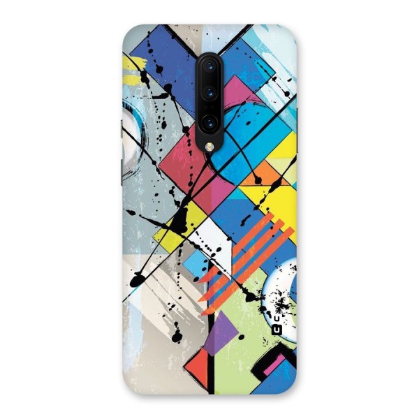 Abstract Paint Shape Back Case for OnePlus 7 Pro