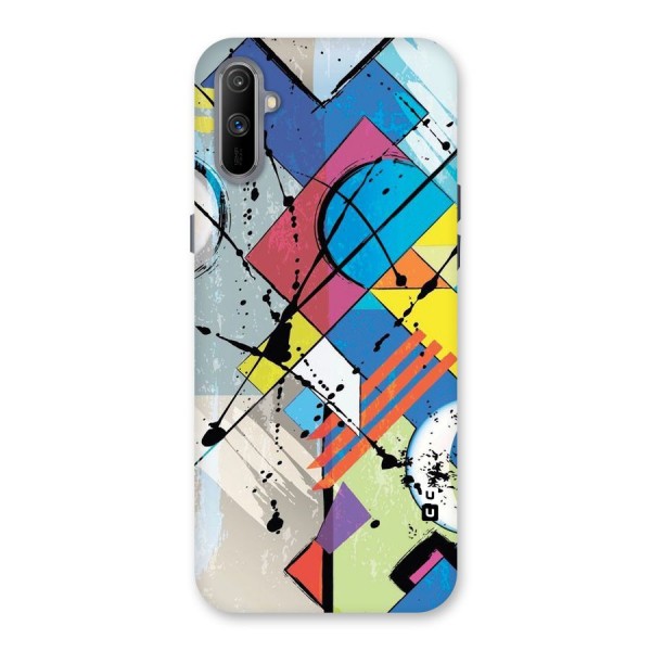 Abstract Paint Shape Back Case for Realme C3