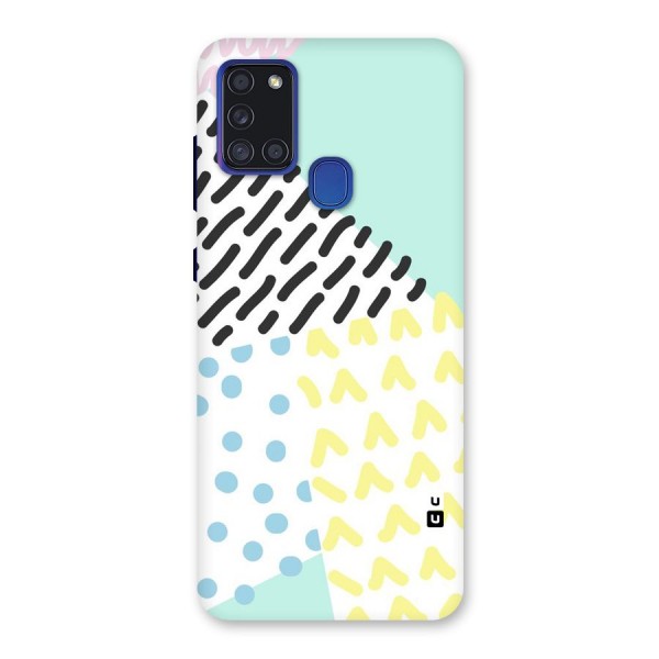 Abstract Pastel Back Case for Galaxy A21s