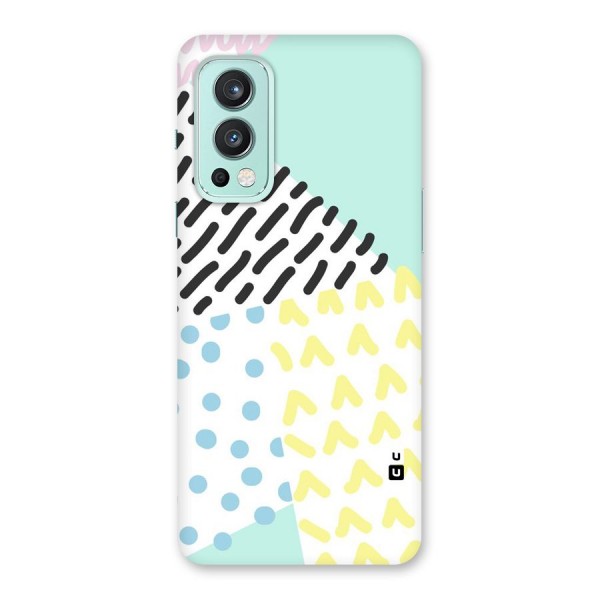 Abstract Pastel Back Case for OnePlus Nord 2 5G