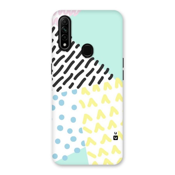 Abstract Pastel Back Case for Oppo A31