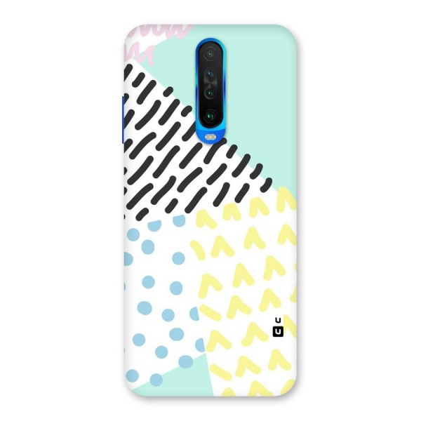 Abstract Pastel Back Case for Poco X2