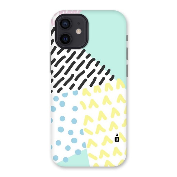 Abstract Pastel Back Case for iPhone 12
