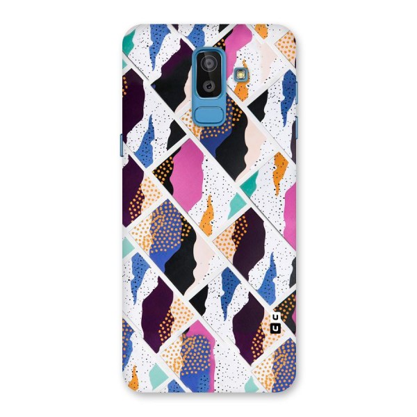 Abstract Polka Back Case for Galaxy J8