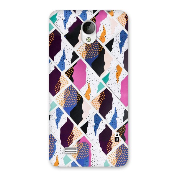Abstract Polka Back Case for Vivo Y21