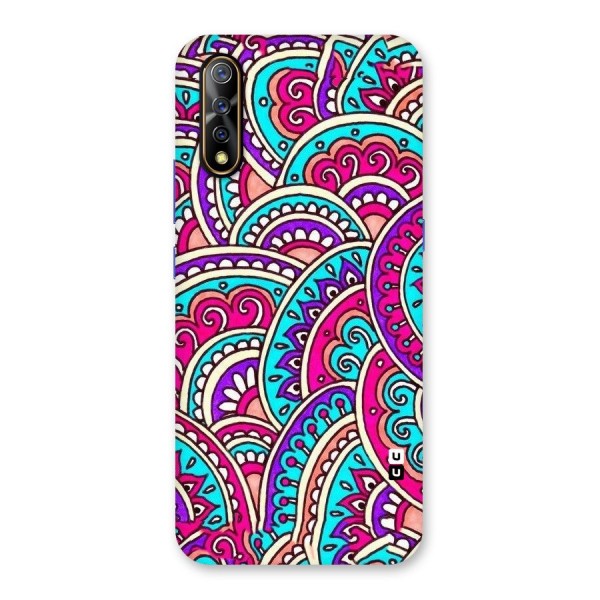 Abstract Rangoli Design Back Case for Vivo S1