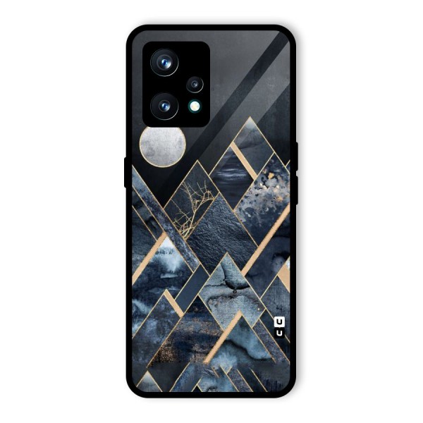 Abstract Scenic Design Glass Back Case for Realme 9 Pro Plus 5G