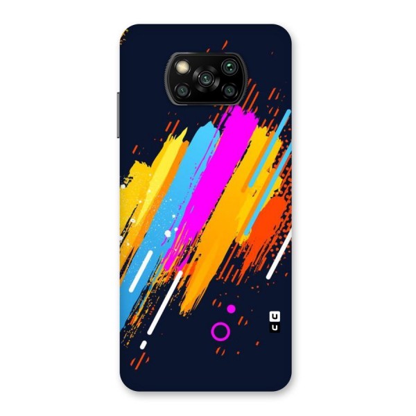 Abstract Shades Back Case for Poco X3