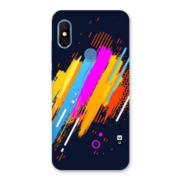 Abstract Shades Back Case for Redmi Note 6 Pro