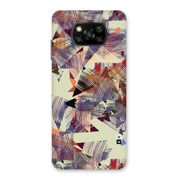 Abstract Sketch Back Case for Poco X3