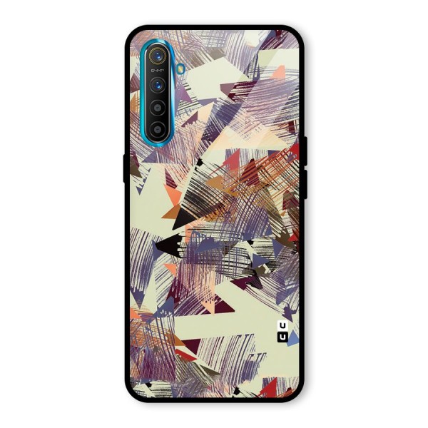 Abstract Sketch Glass Back Case for Realme X2