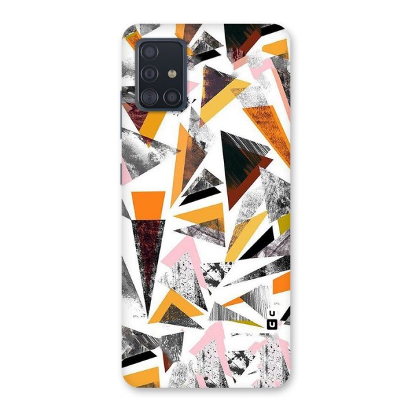 Abstract Sketchy Triangles Back Case for Galaxy A51