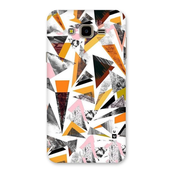Abstract Sketchy Triangles Back Case for Galaxy J7 Nxt