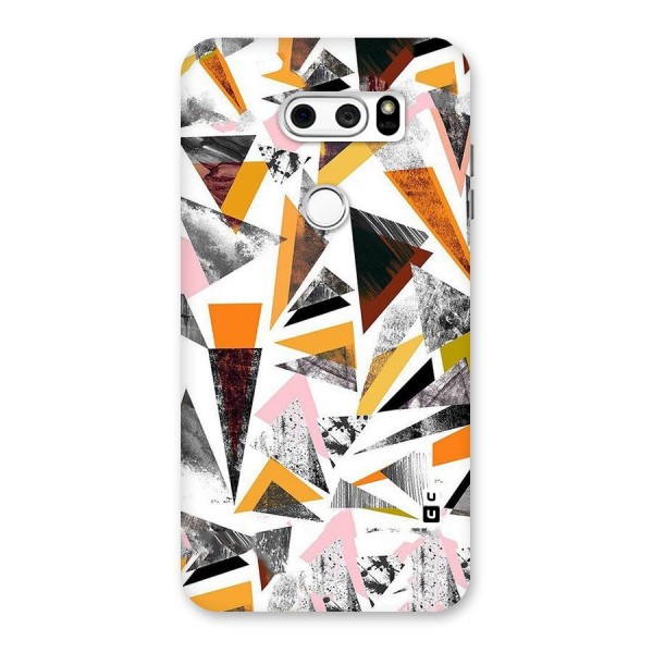 Abstract Sketchy Triangles Back Case for LG V30