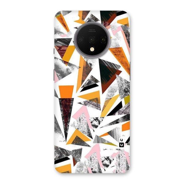 Abstract Sketchy Triangles Back Case for OnePlus 7T