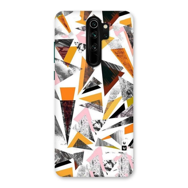 Abstract Sketchy Triangles Back Case for Redmi Note 8 Pro